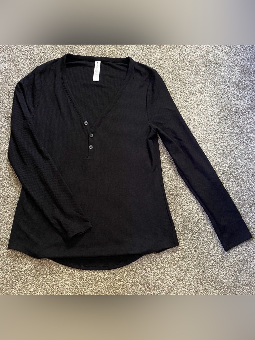 Athleta Black Wind Down Sleep Top - S NWOT